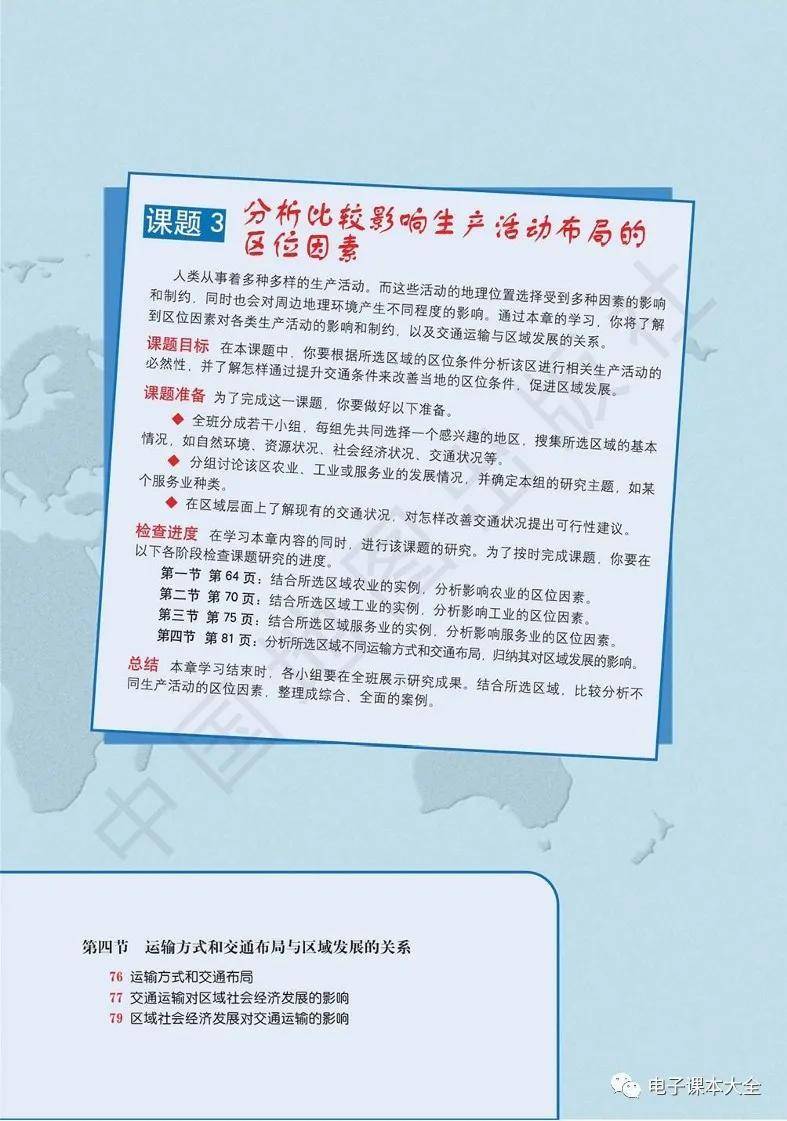 2026中圖版高中地理必修二電子課本(新教材高畫質PDF版)