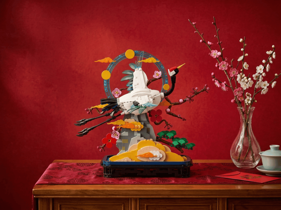 正式官宣｜收藏級國風積木《瑞鶴凌雲》預訂開啟