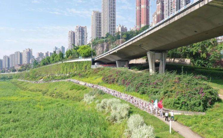 別樣的畢業禮！重慶這所學校學子用一場沿江徒步告別小學時光