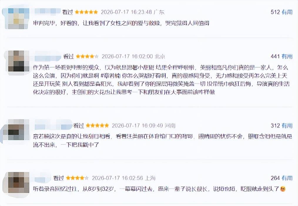 原創繼《好東西》後，女性題材電影又出炸裂口碑新作，清一色五星好評