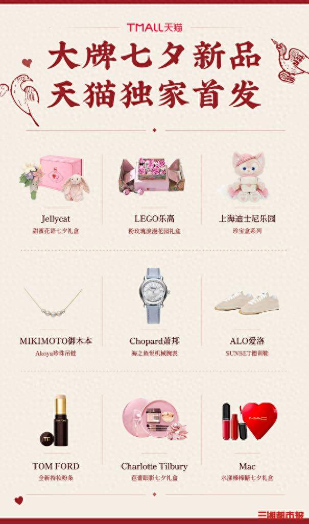 蕭邦、樂高、TOM FORD扎堆天貓獨家首發七夕新品，收藏卡牌成送禮新“硬通貨”