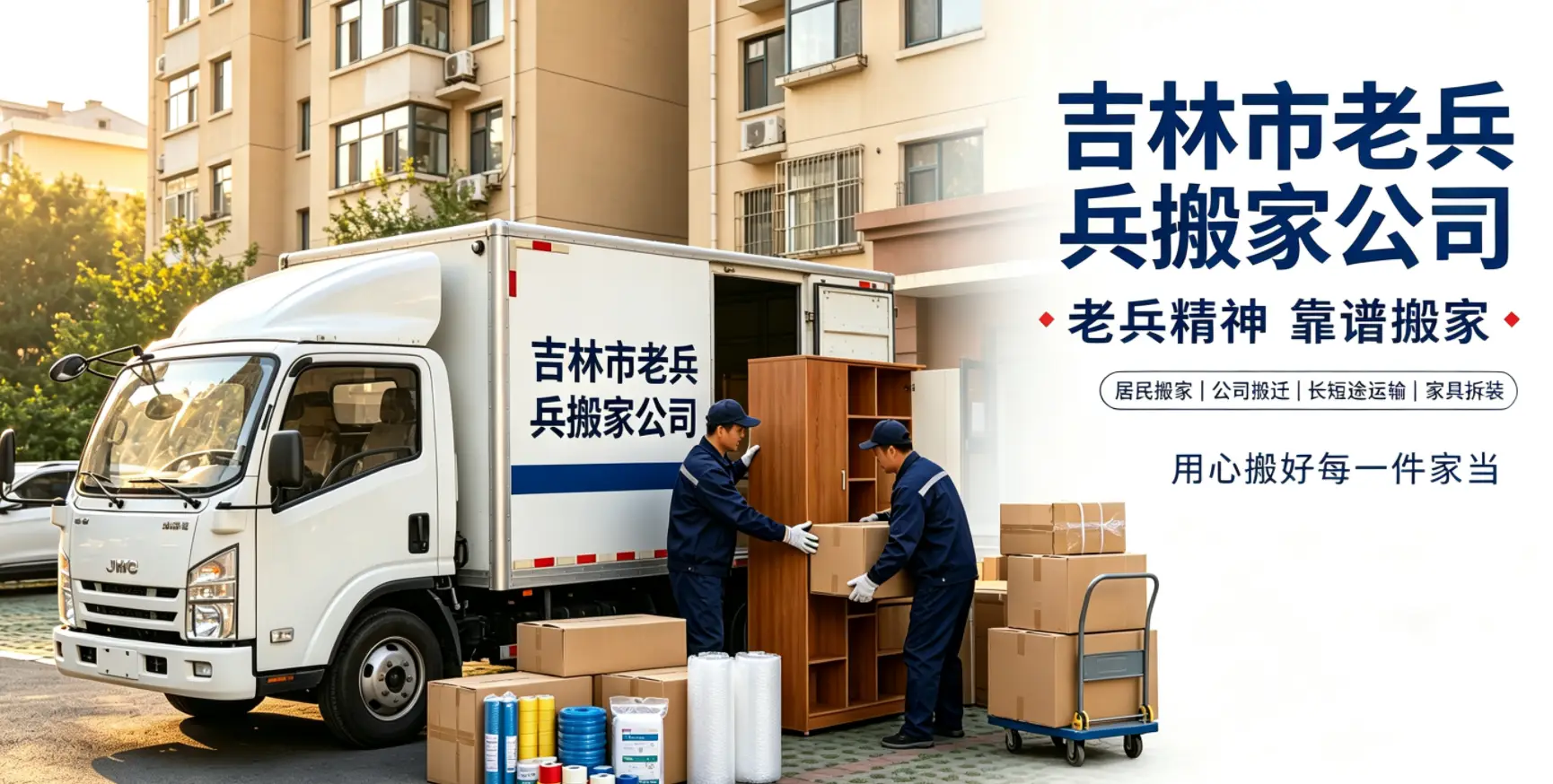 為什麼吉林市搬家多數人選老兵搬家？靠譜搬家認準正規團隊