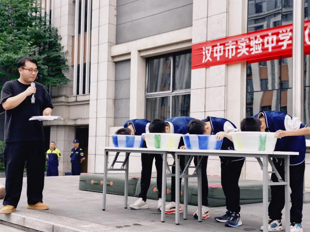 原創漢中市實驗中學開展防溺水實戰演練活動