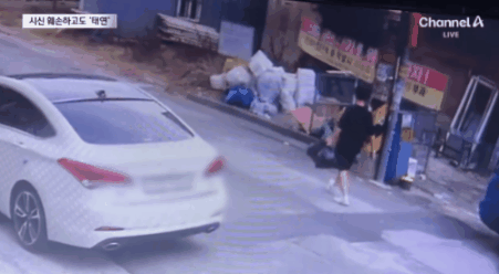 韓國電視臺公開中國籍女留學生分屍拋屍案嫌犯鄭昌聖未打碼監控