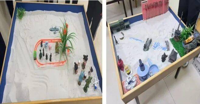 泰安長城中學心理社團開展沙盤遊戲體驗活動